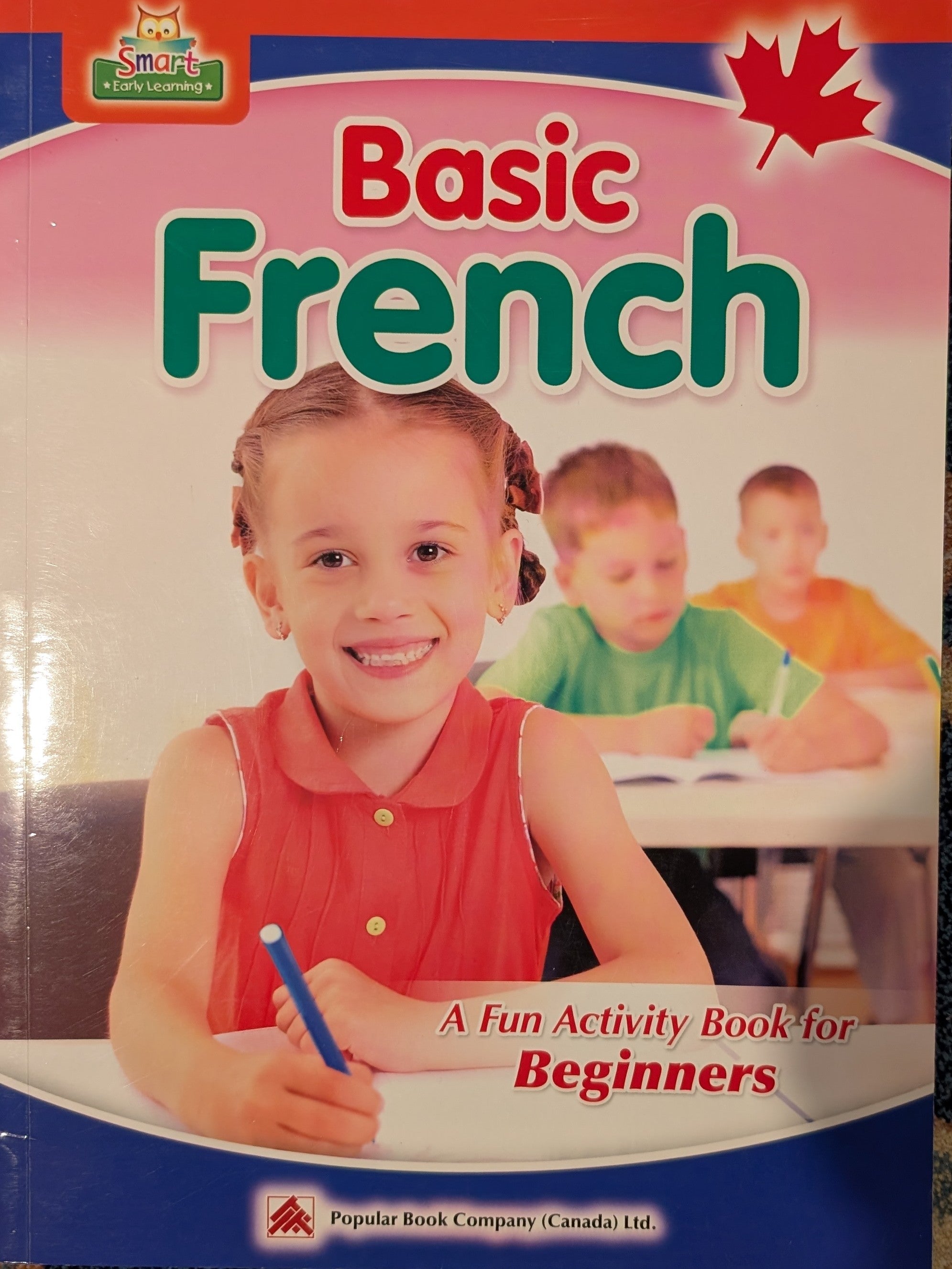 Basic French: A Fun Activity Book for Beginners