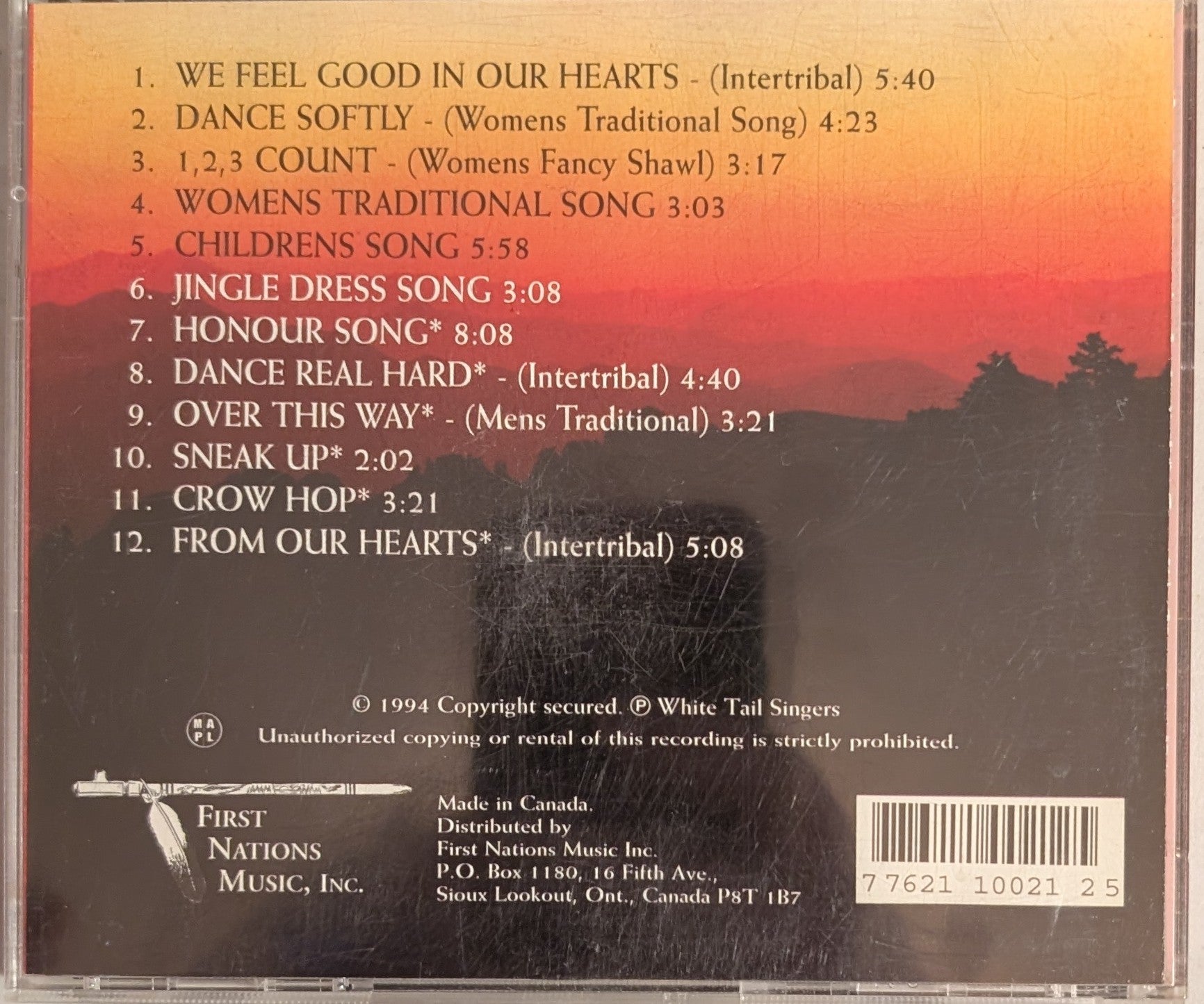 White Tail Singers – From the Heart: Pow Wow Songs