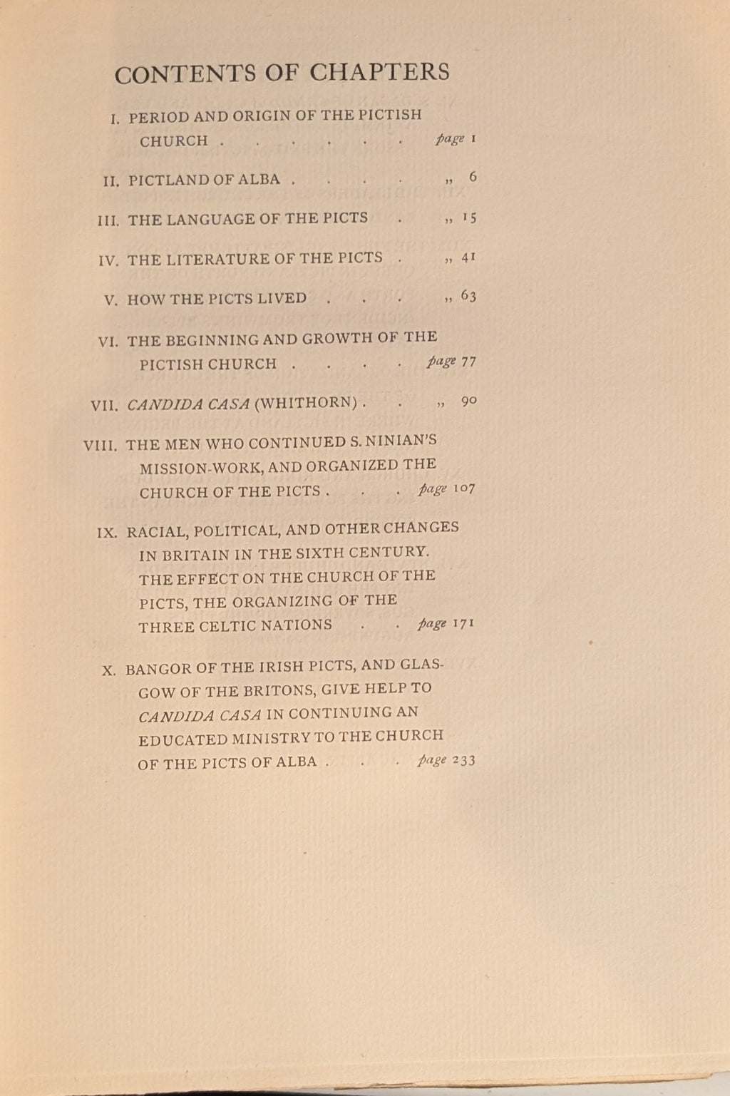 The Pictish Nation: Its People & Its Church