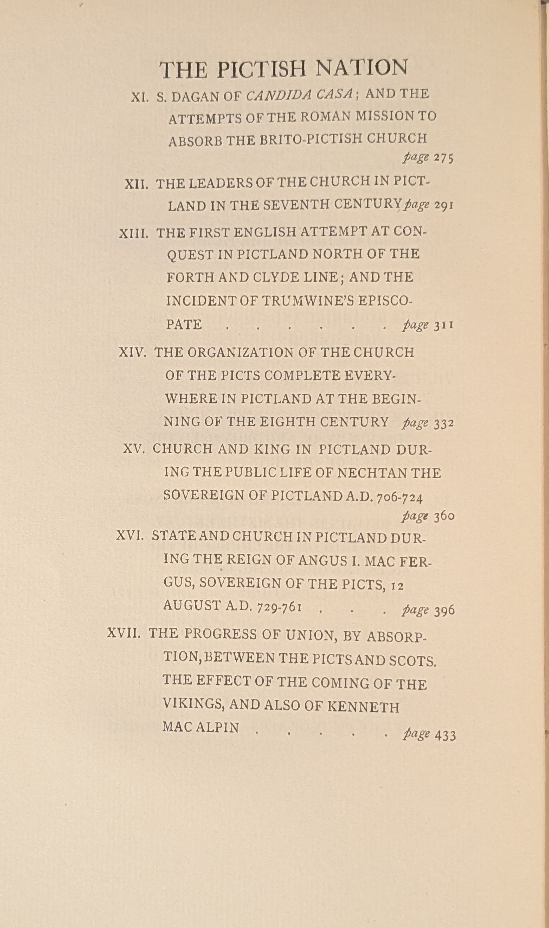 The Pictish Nation: Its People & Its Church