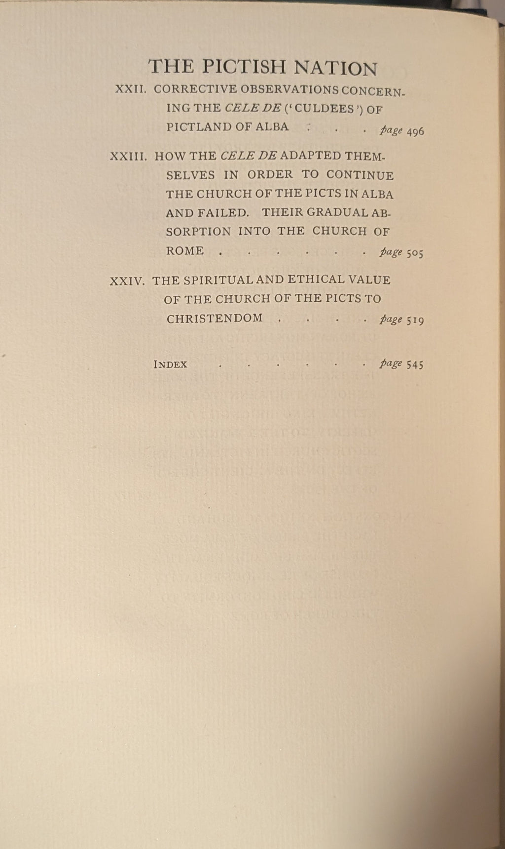 The Pictish Nation: Its People & Its Church