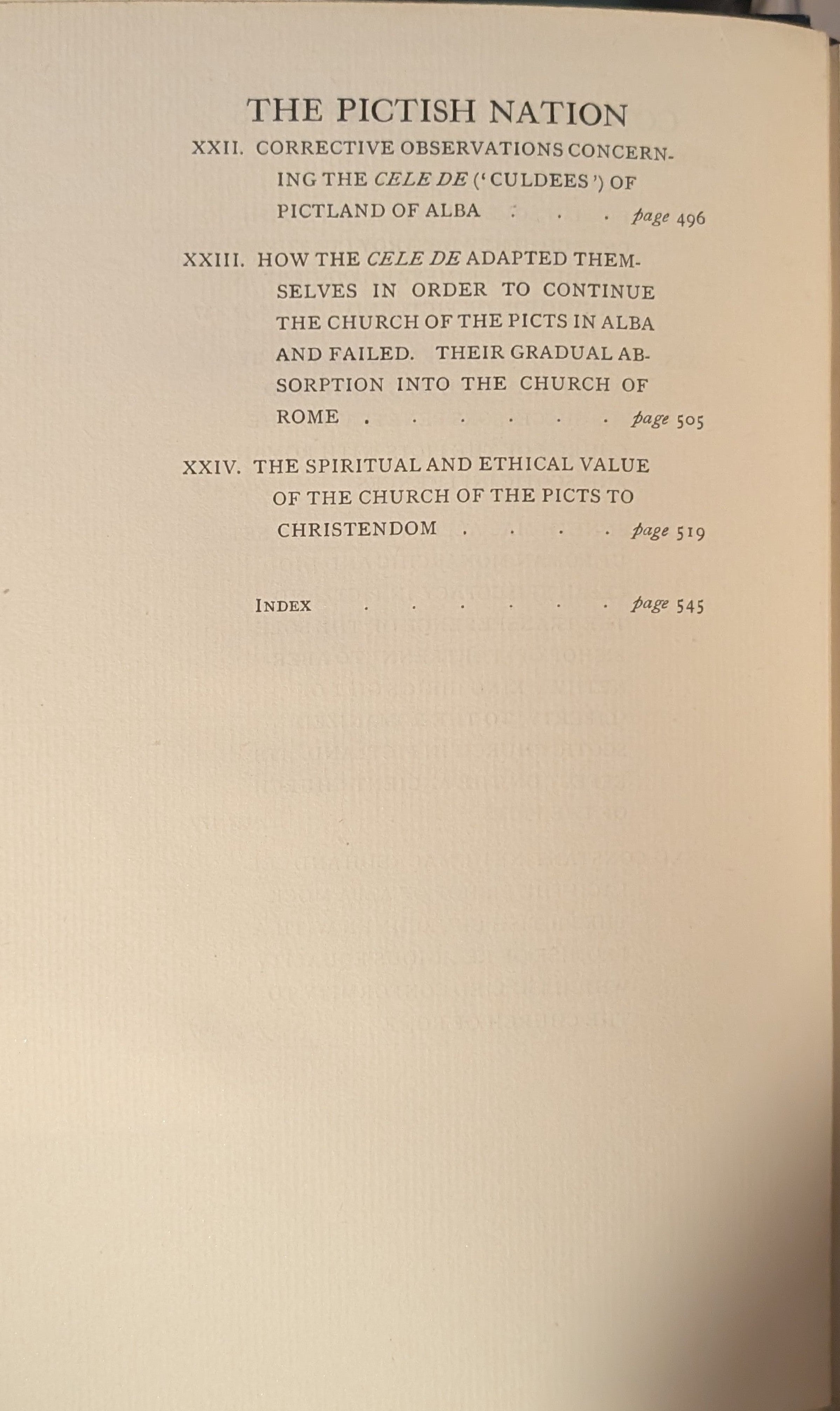 The Pictish Nation: Its People & Its Church