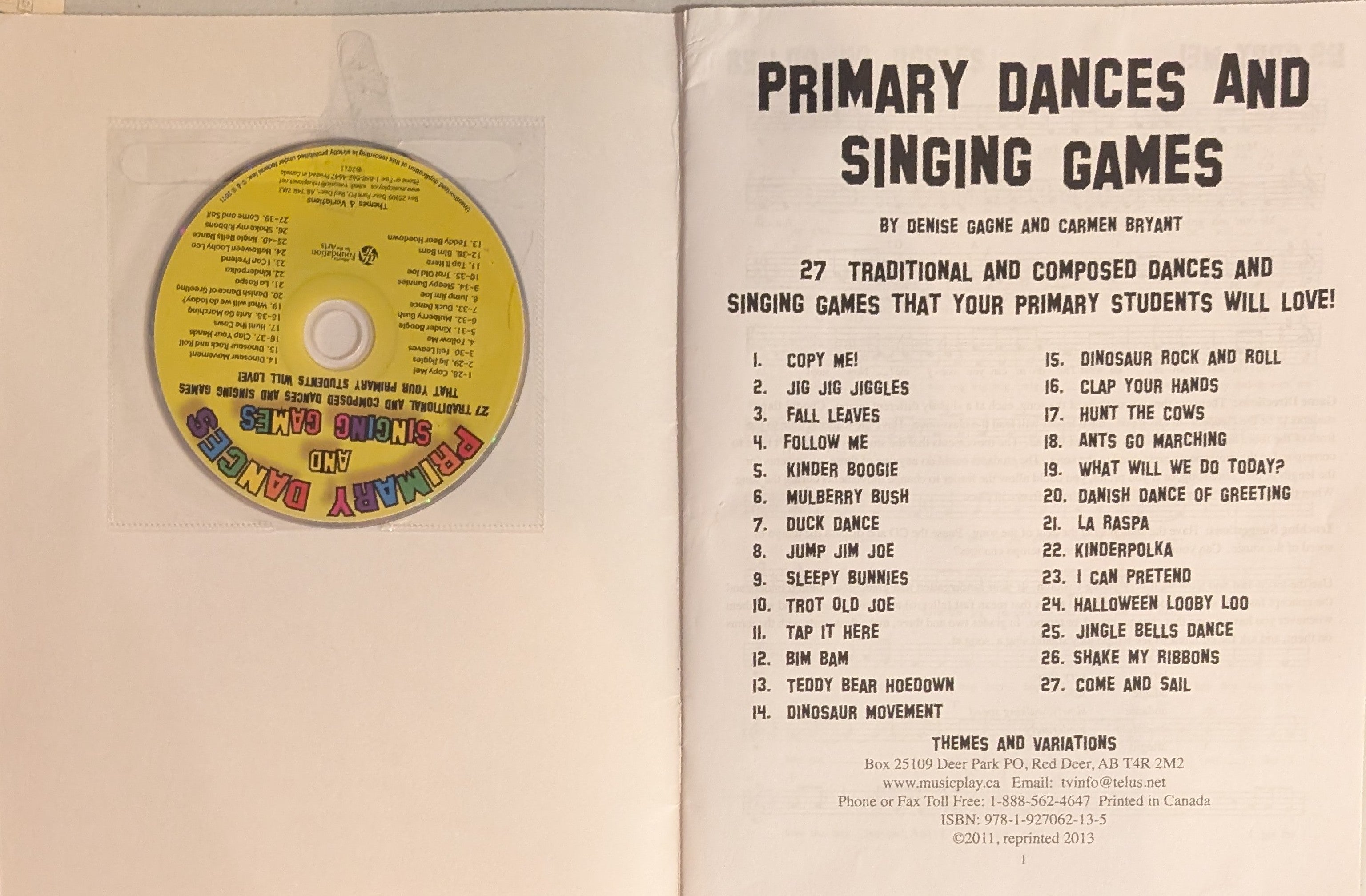 Primary Dances and Singing Games