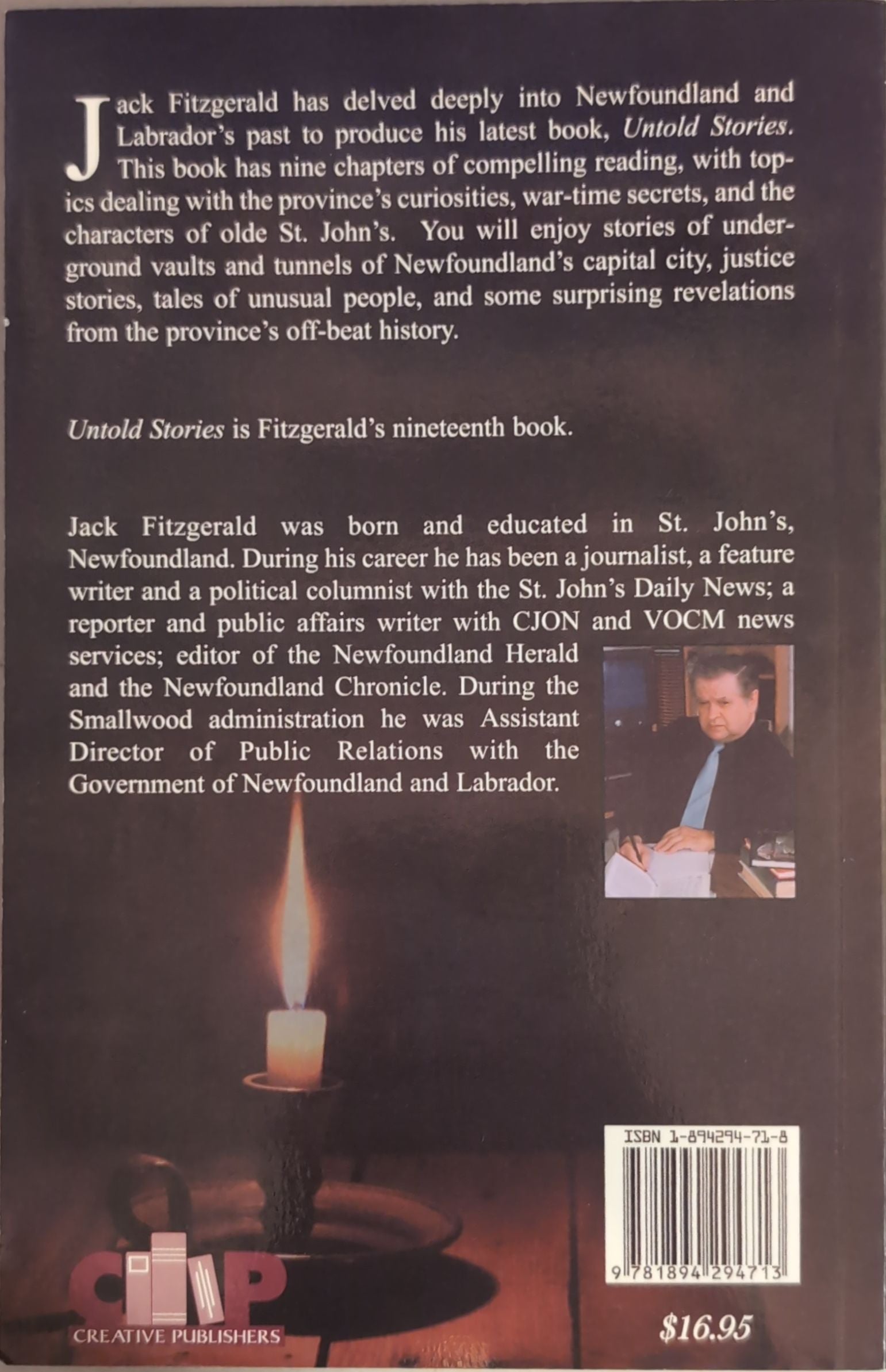 Untold Stories of Newfoundland by Jack Fitzgerald
