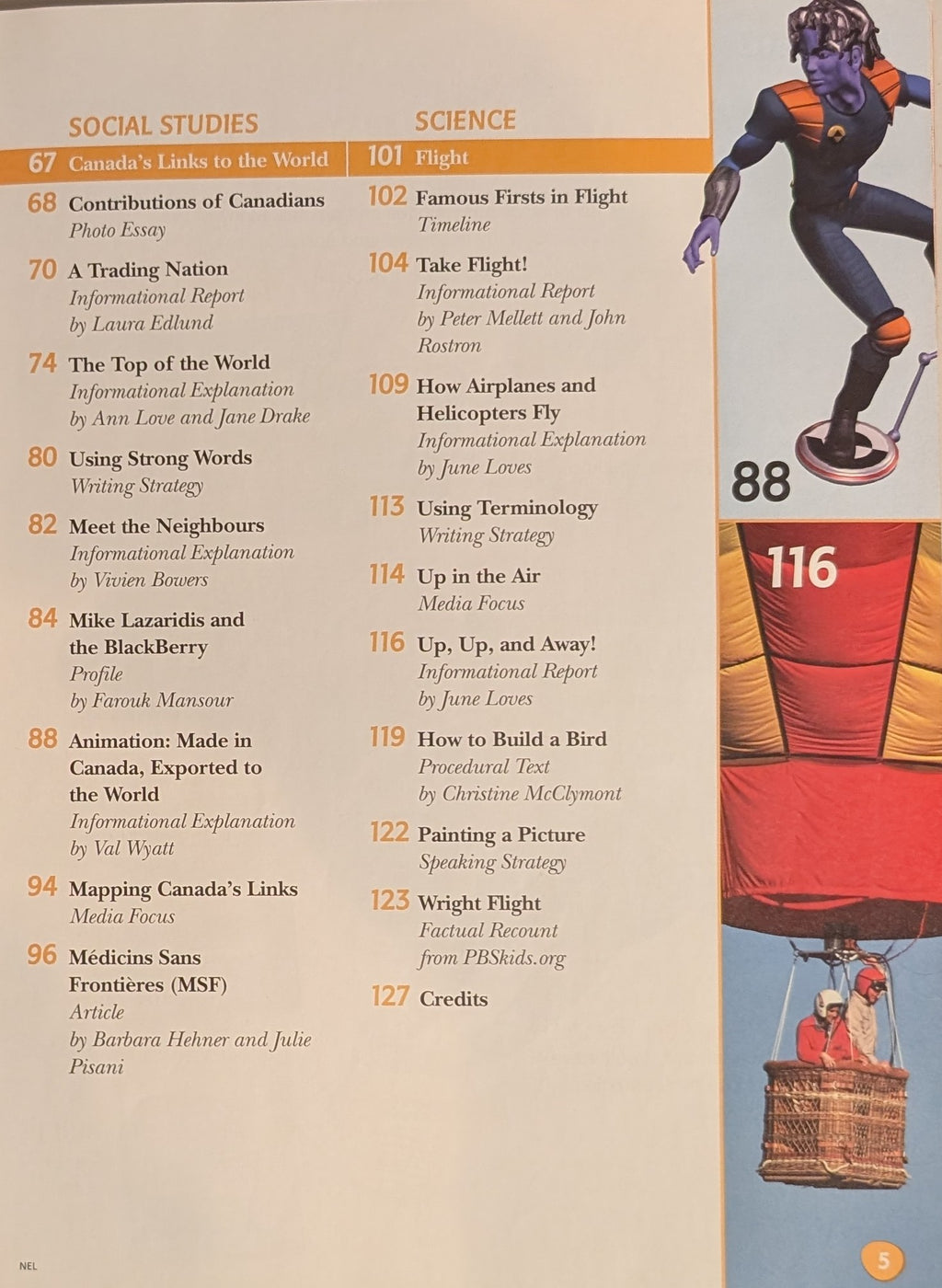 Nelson Literacy: Exploring Canada Through Biography, Science & Social Studies